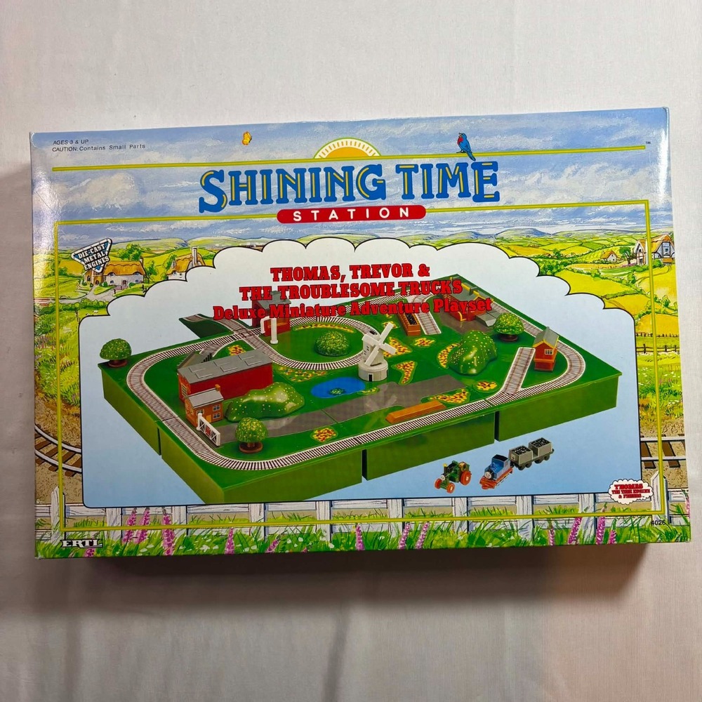 Vtg 1991 Ertl Thomas Trevor Troublesome Trucks Deluxe Miniature Playset NEW NIB